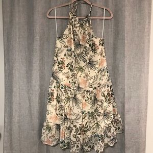 Melrose and Market Floral Halter Top Dress